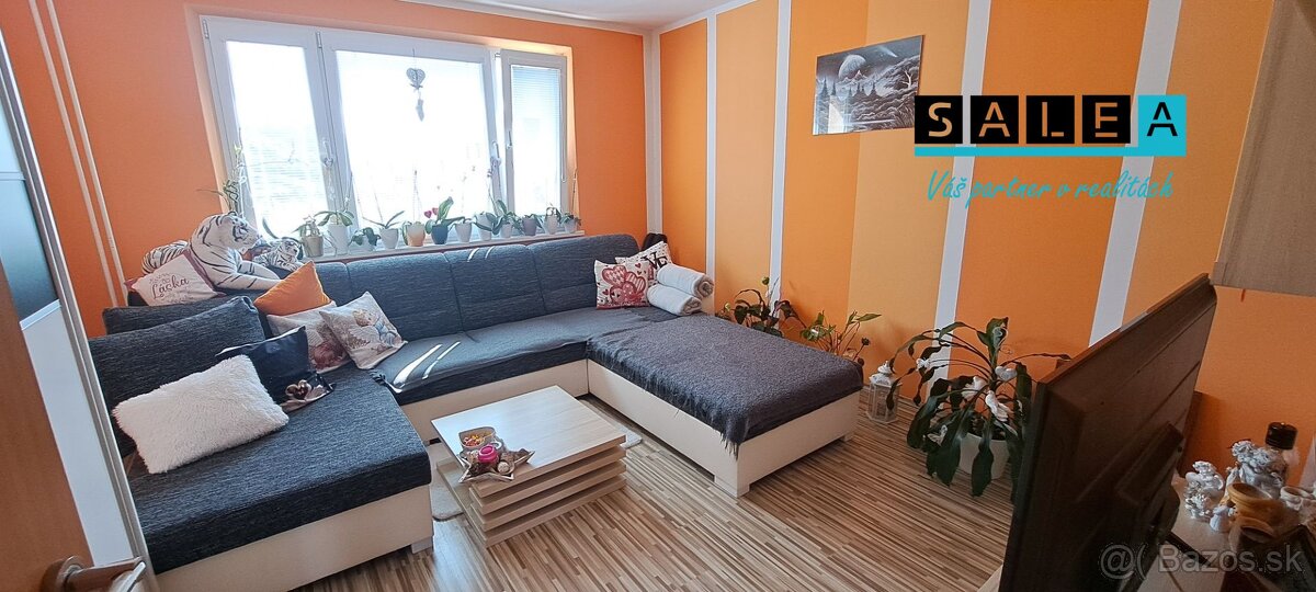 2-izbový byt s lodžiou po čiastočnej rekonštrukcii centrum l