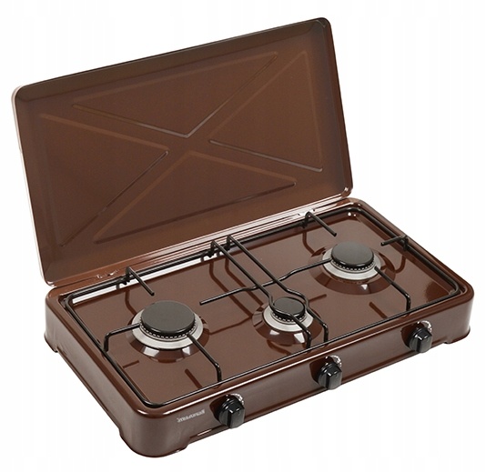 Plynový nastaviteľný sporák 3-platničkový Ravanson K-03BR