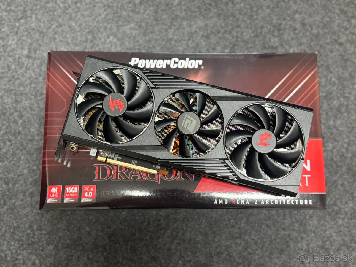 💥 Predám grafickú kartu PowerColor Radeon RX 6800 XT 16 GB