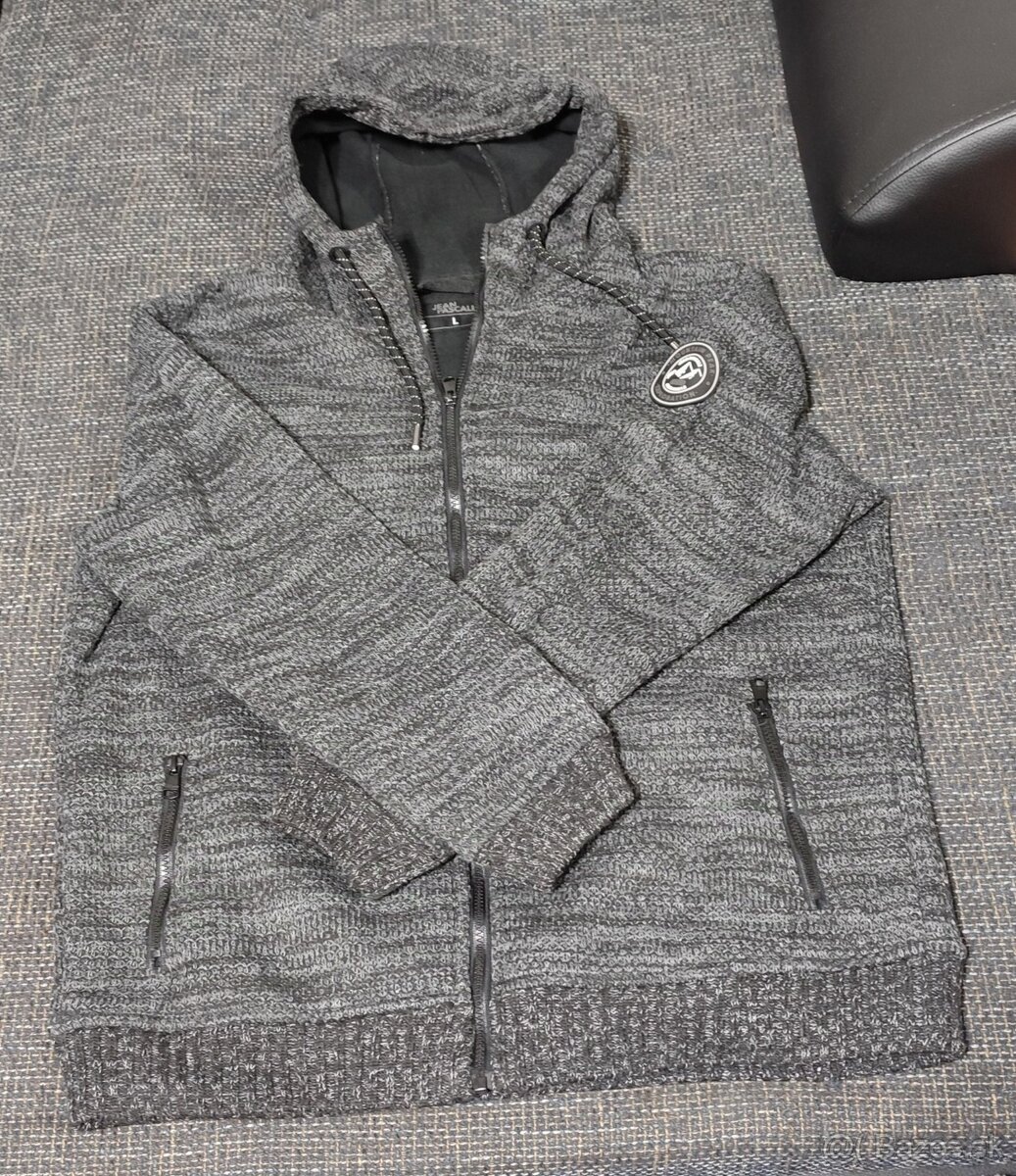 Nová teplá pánska mikina Jean Pascale velkosť L