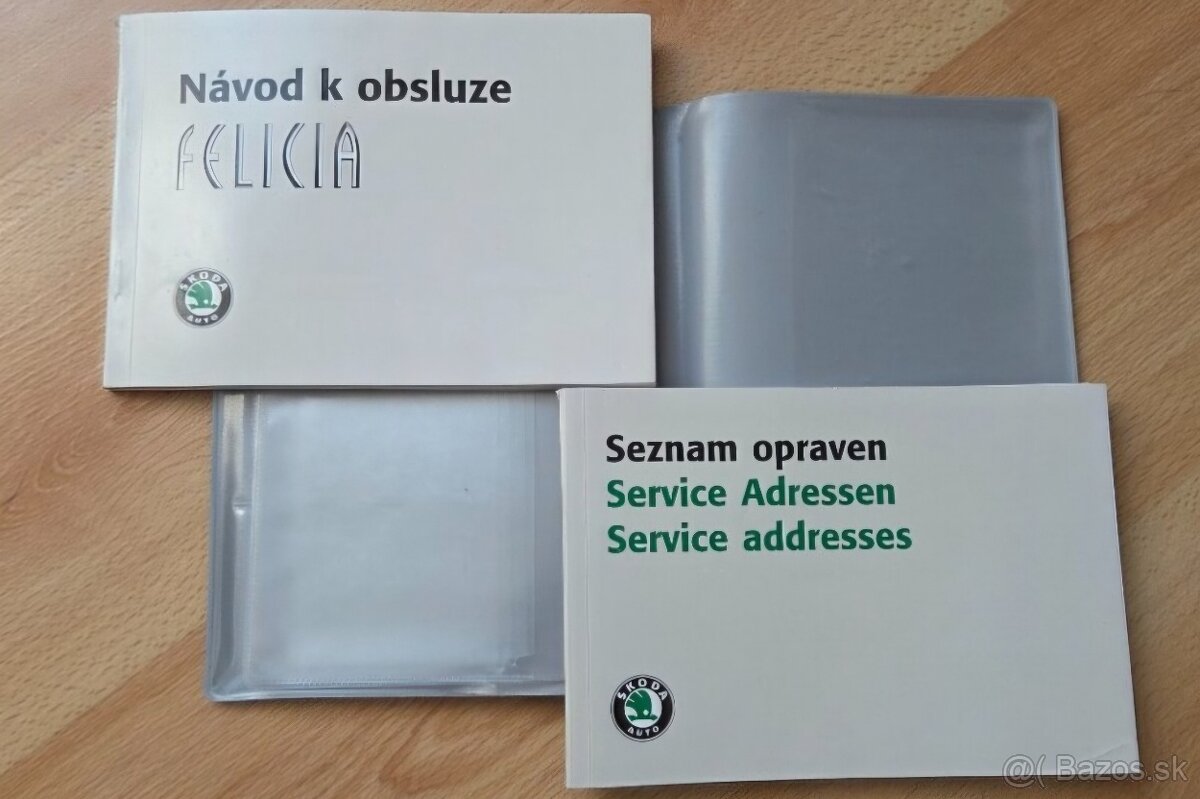Návod na obsluhu Škoda Felícia