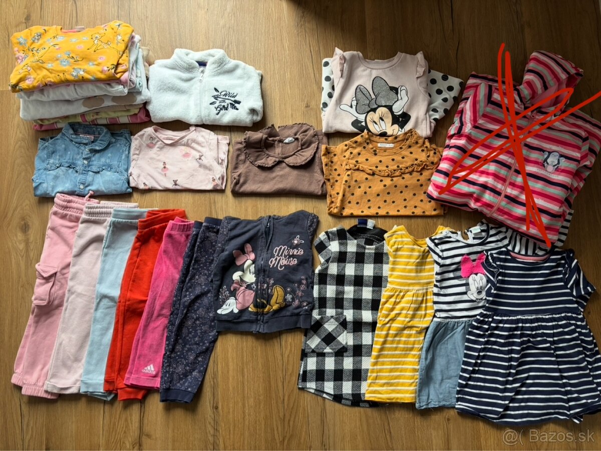 Balík oblečenia pre dievčatko 86-92