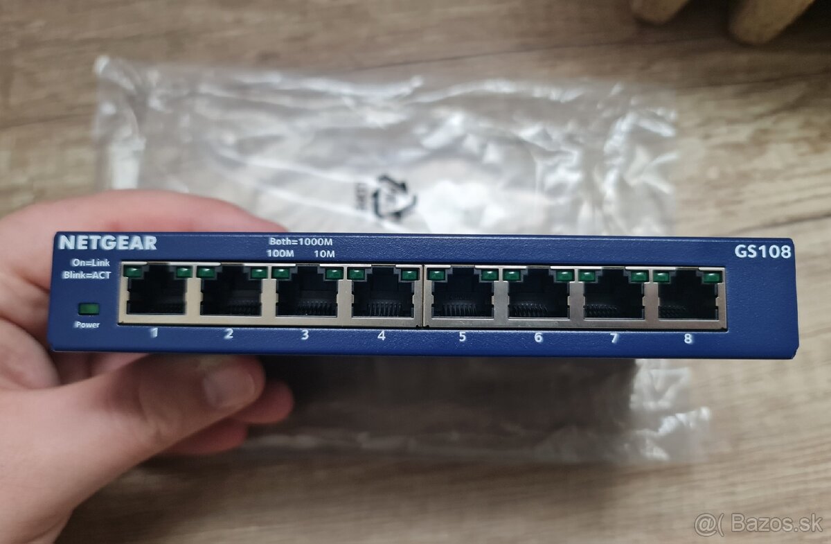 Netgear ProSAFE GS108 GbE switch