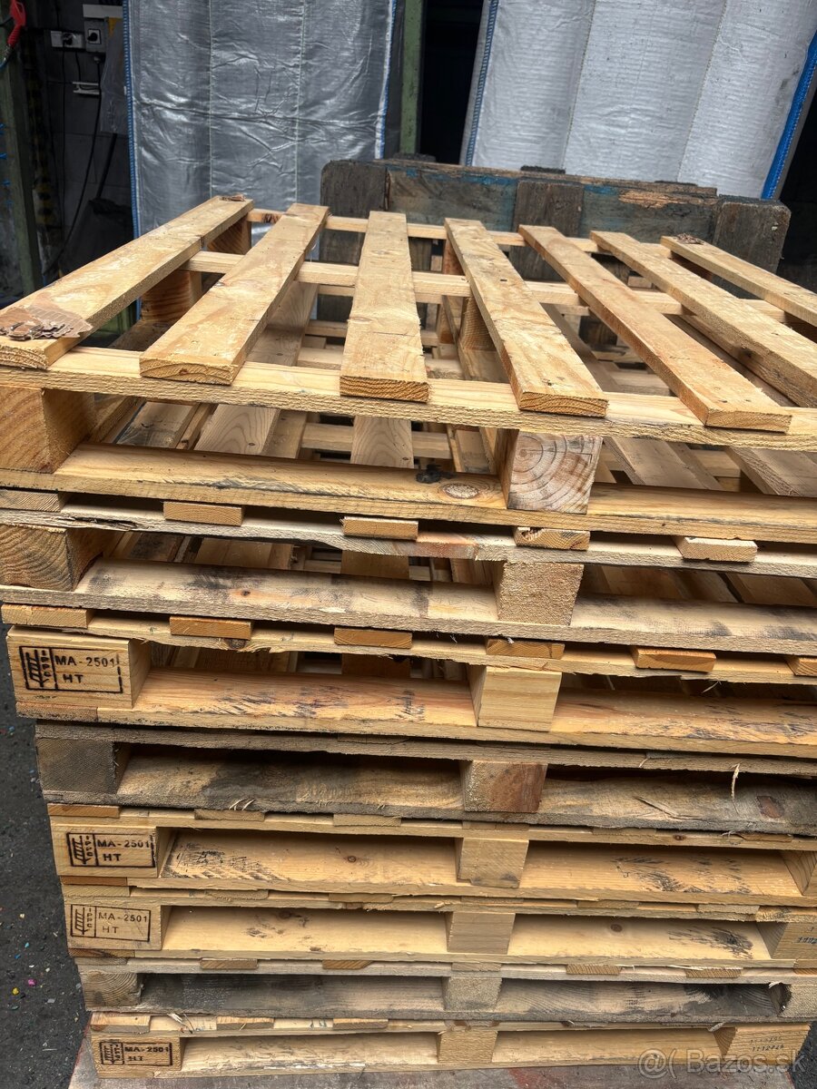 Predám pevné drevené palety