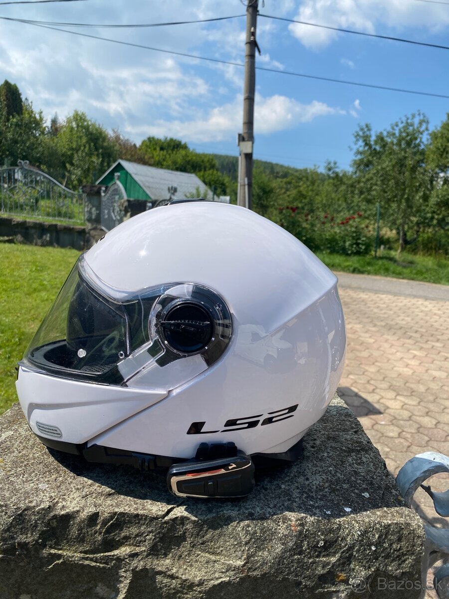 Prilba LS2 + komunikátor scalarider Q3