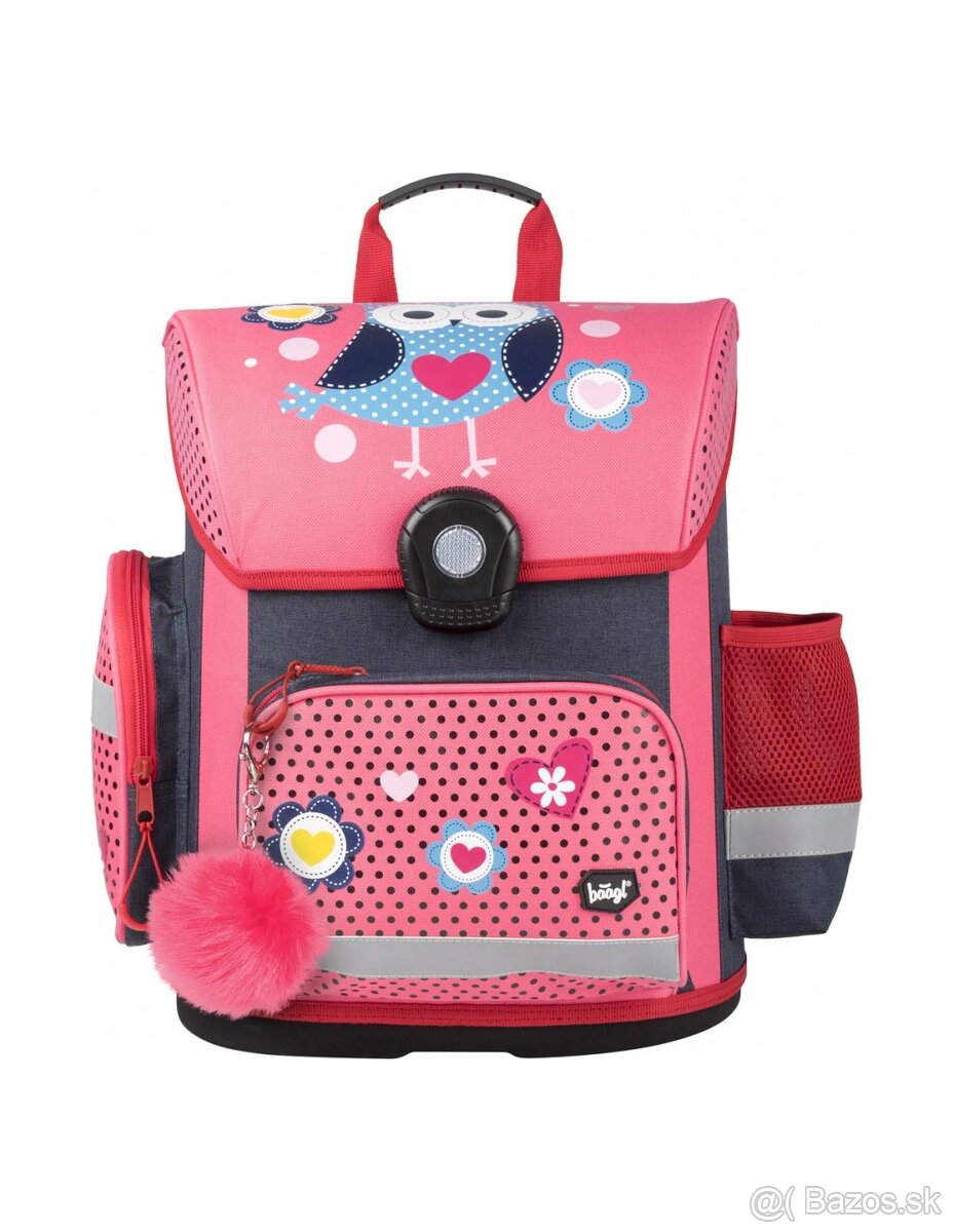 Školská taška Baagl - sova - úplne nová s vysackami