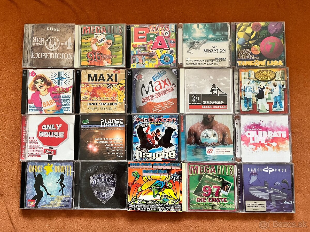 90 roky vybery na cd