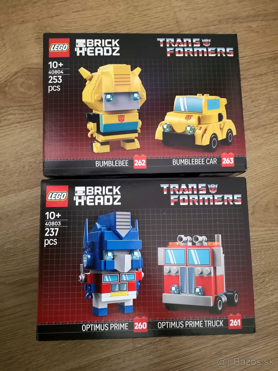 Lego Brickheadz Transformers - nové