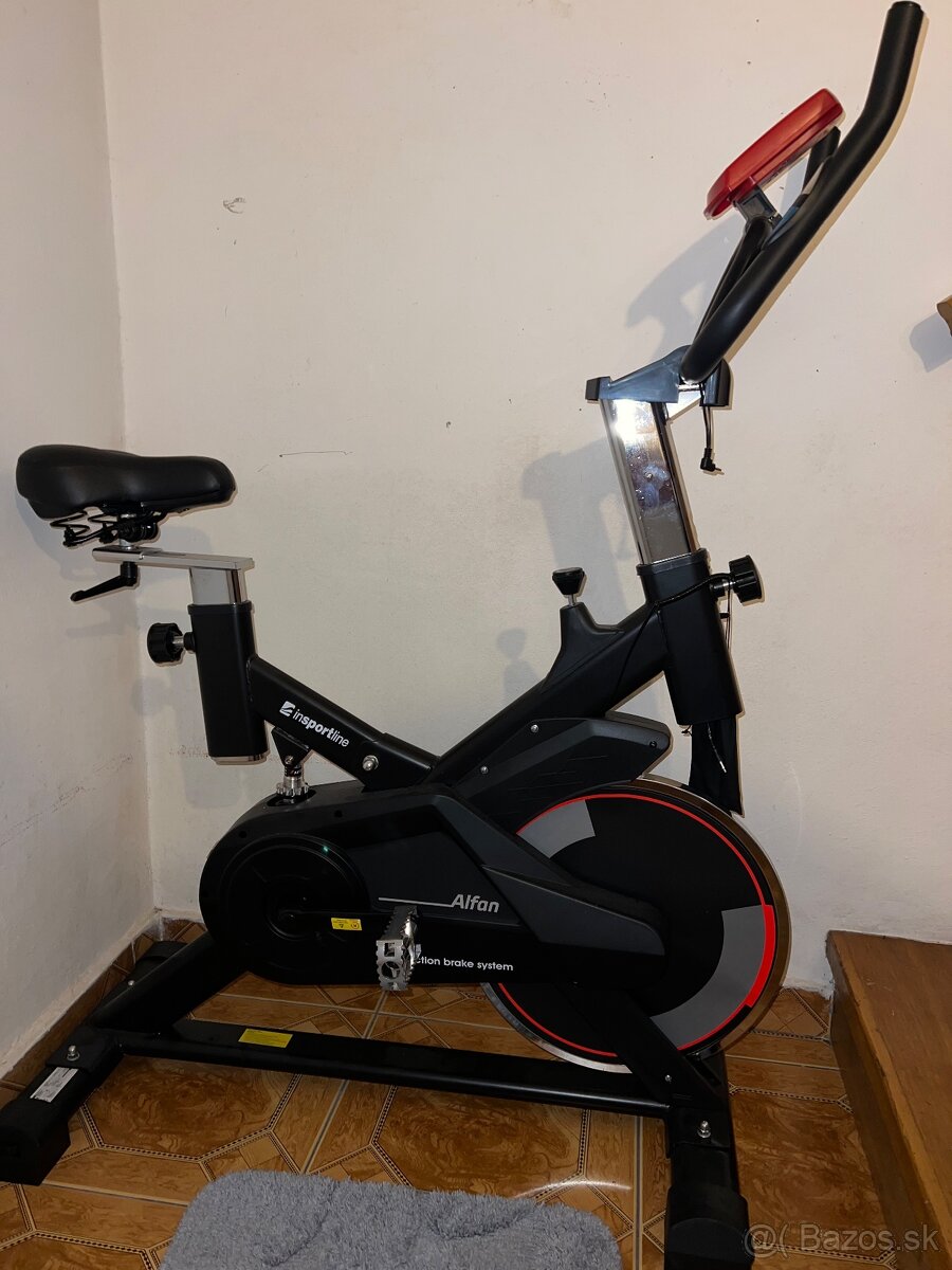 Predám cyklotrenažér inSPORTline Alfan stacionárny bicykel