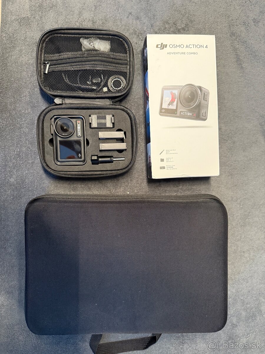 DJI osmo action 4 adventure kit+ 50in1 + ochranné sklá