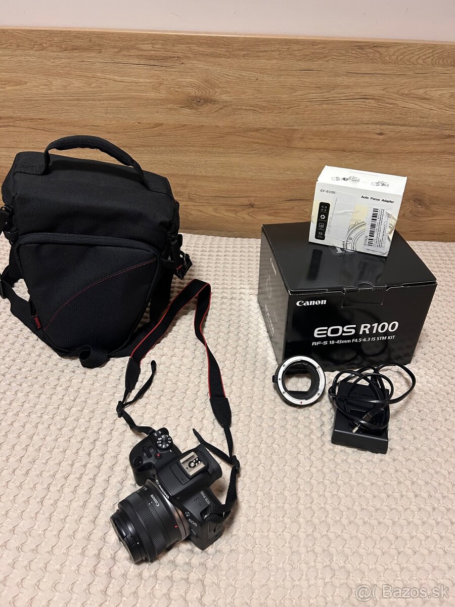 Canon eos r100 ako nový