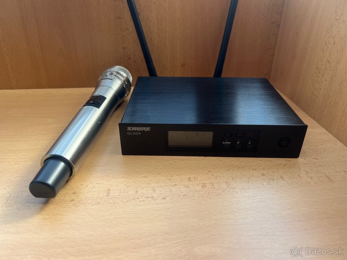 Predám luxusný bezdrôtovy mikrofón QLXD KSM8