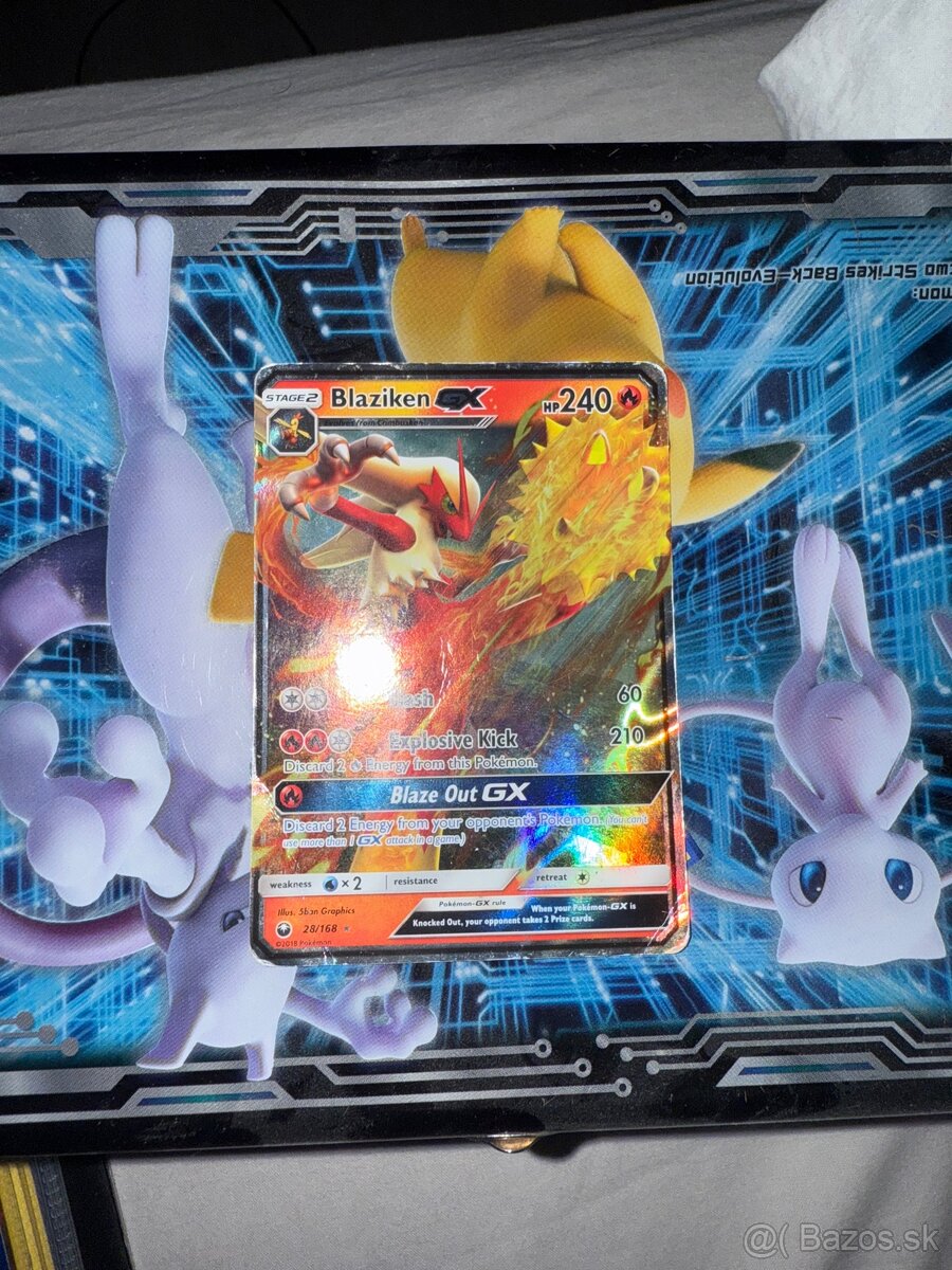 Pokemon karty Blaziken GX