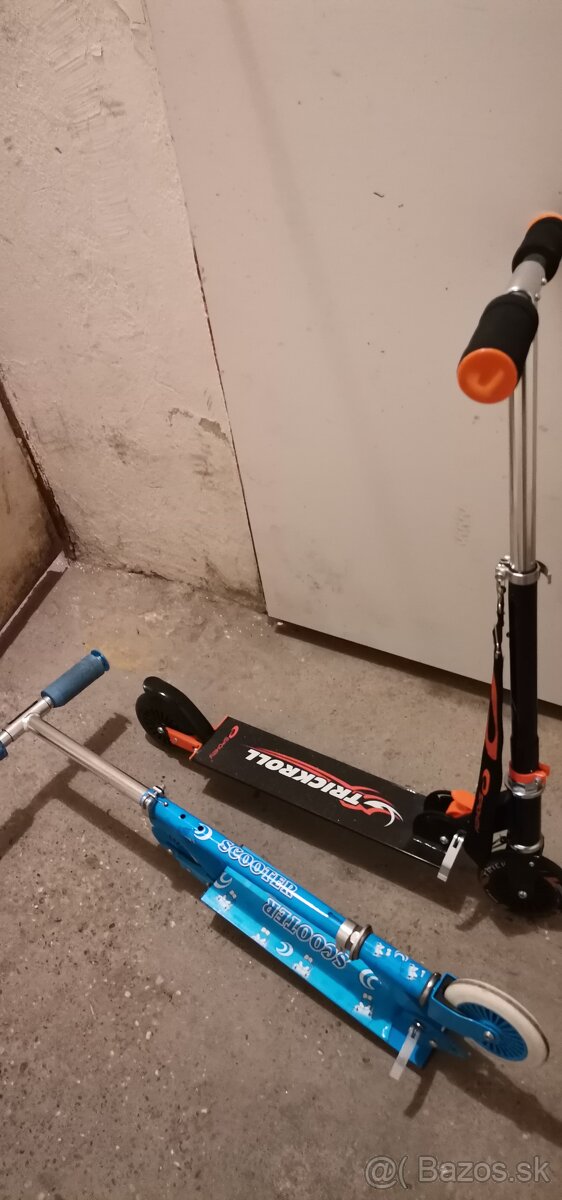 2x detské kolobežky