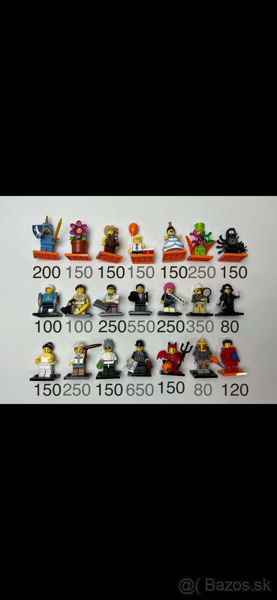 Lego sběratelské minifigurky, sada 7