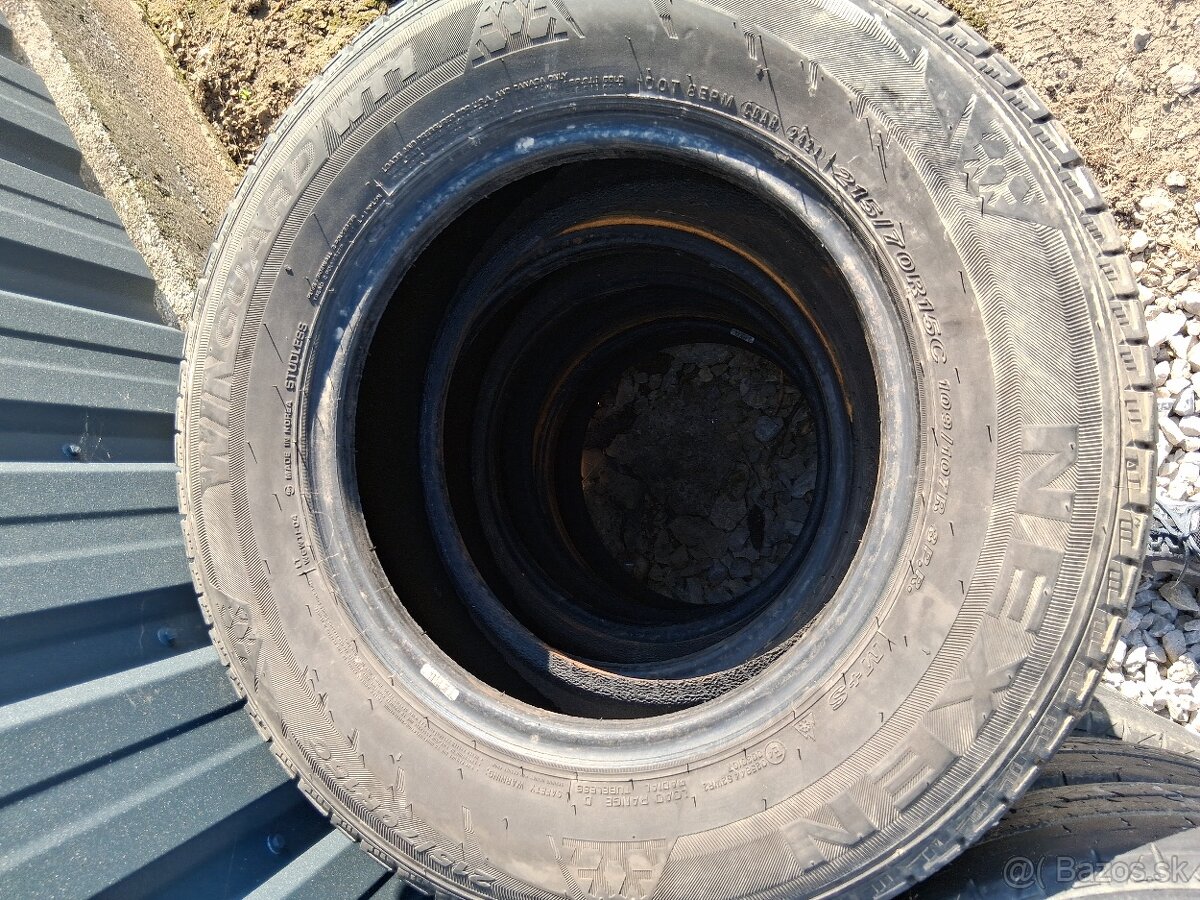 Letne a zimne pneumatiky dodavka 215/70 R15C