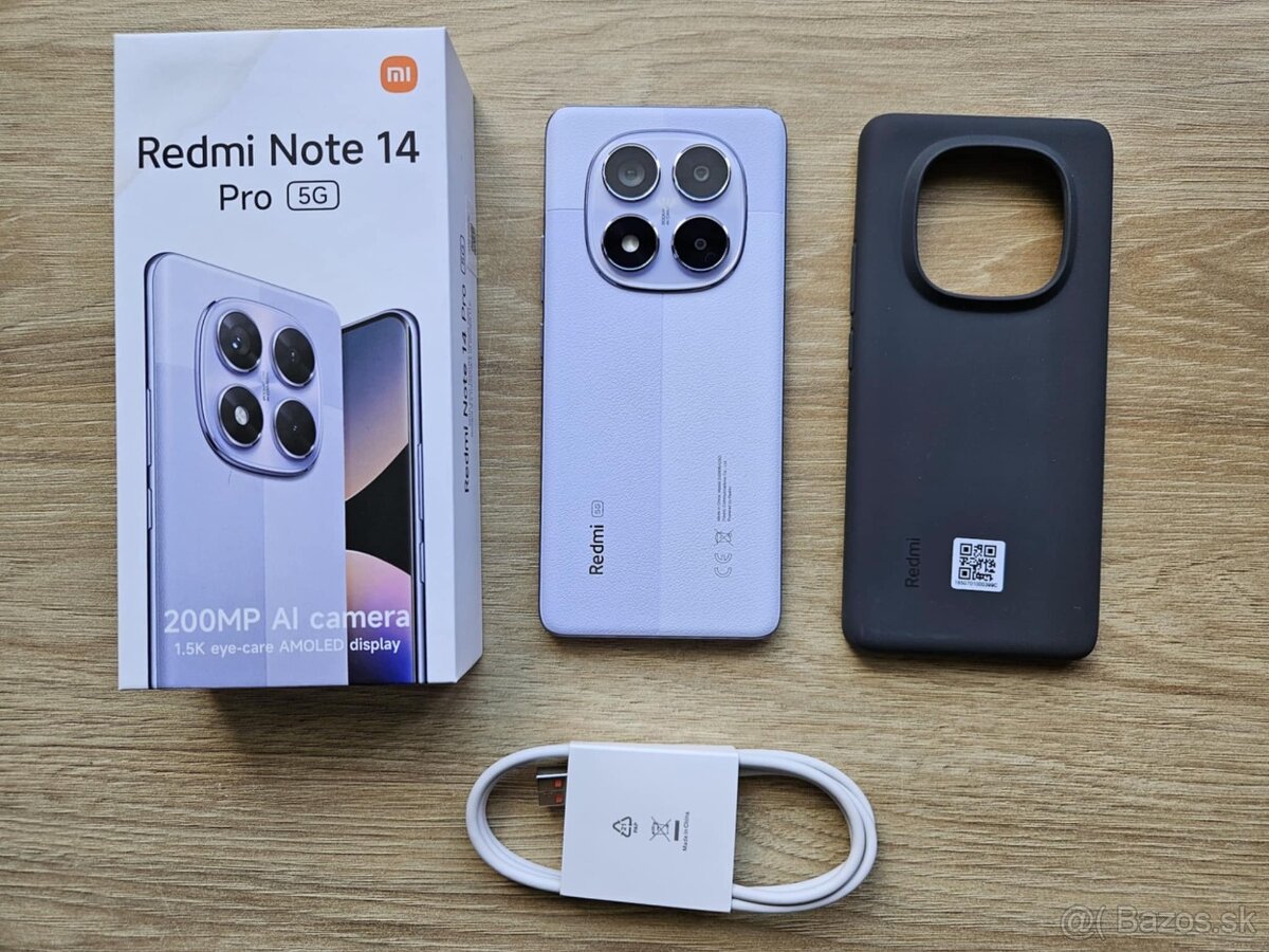 Xiaomi Redmi Note 14 Pro 5G, 8GB/256GB,fialovy,top,zaruka