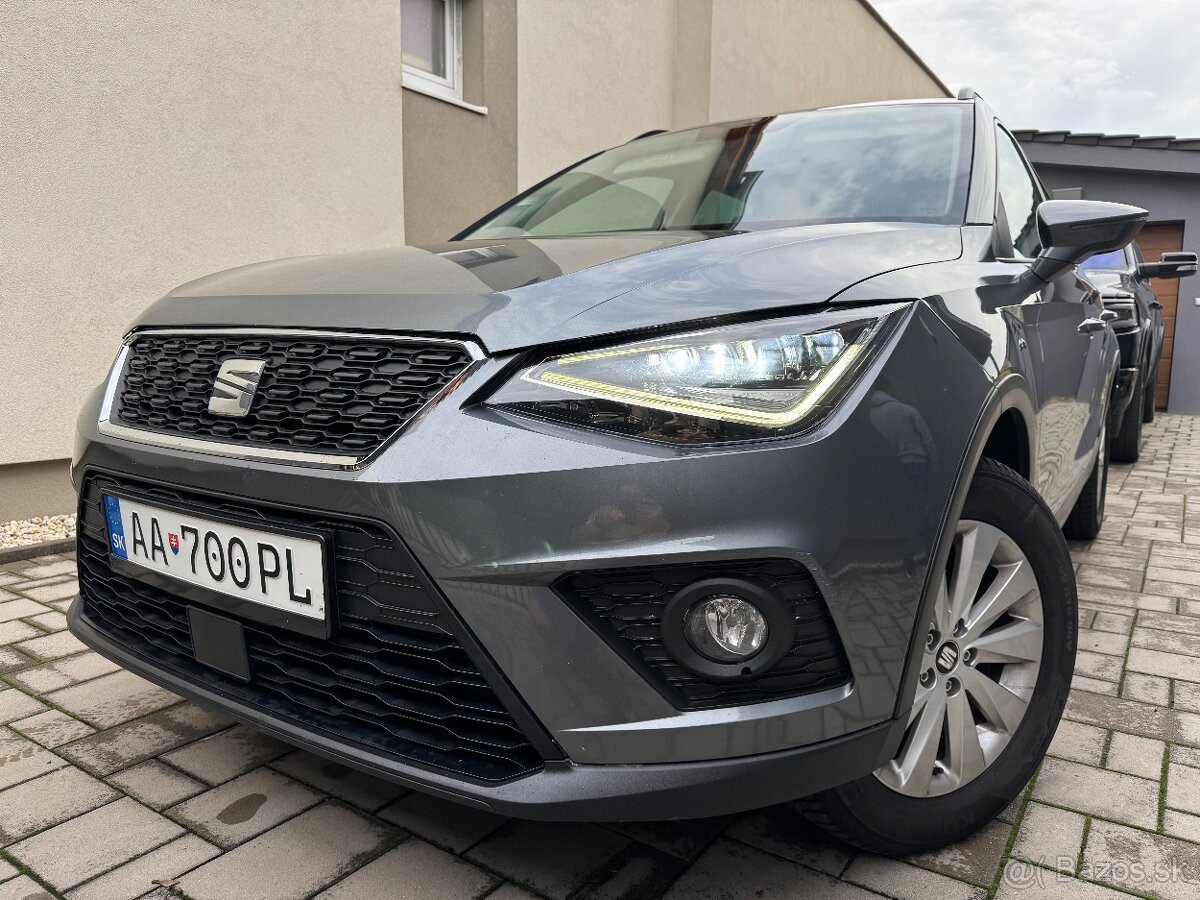 SEAT ARONA, 1,0TSI, BENZÍN, MANUÁL, 8/2018, FULL LED, VÝHREV