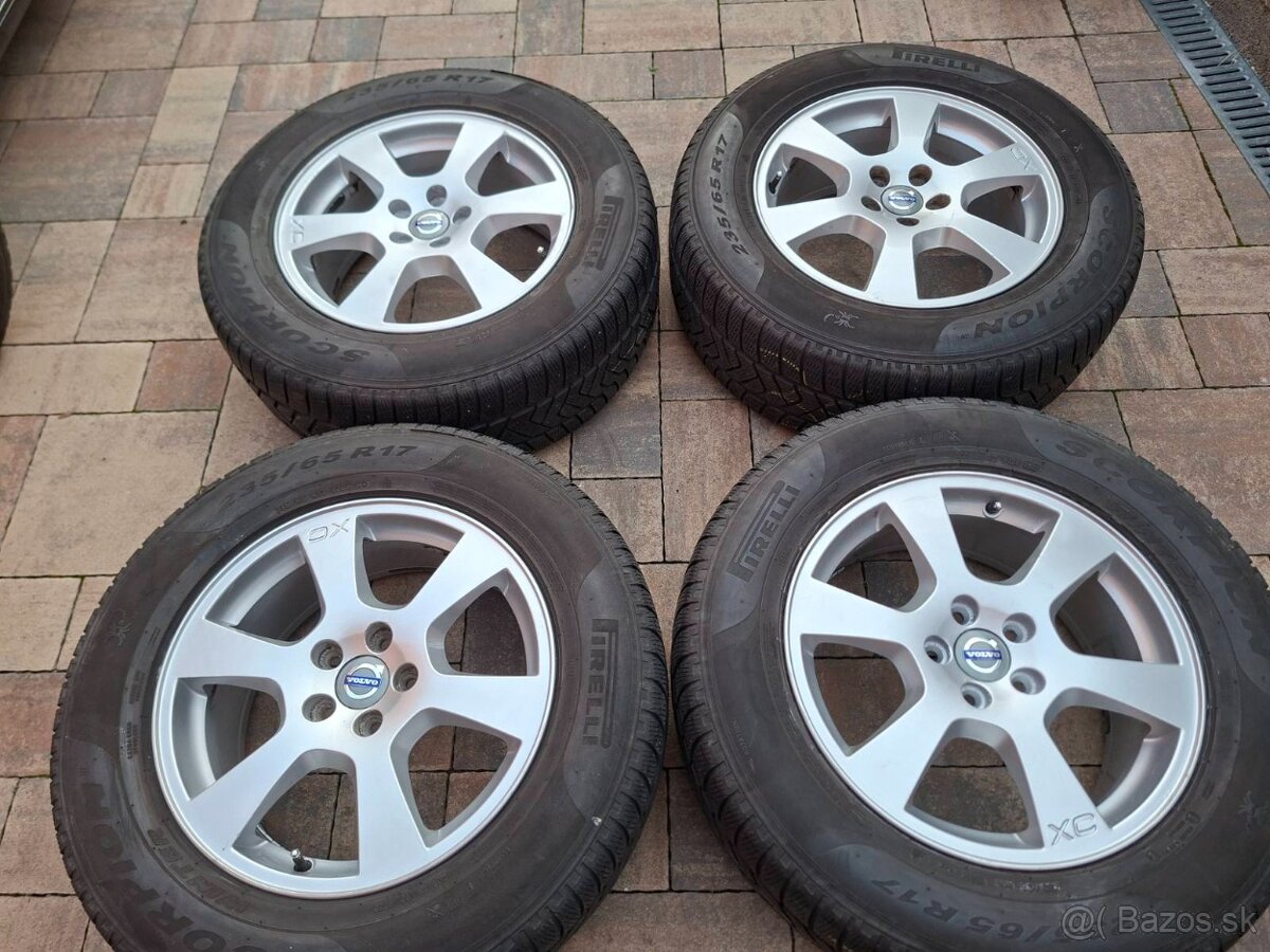 Predám hlinikové disky org.Volvo XC 60-R17