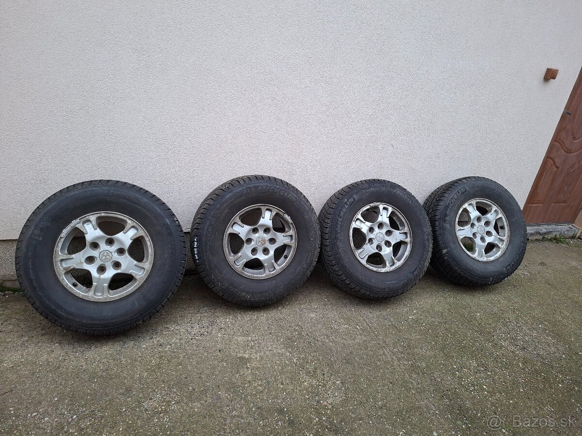 4ks kolesa 265/70R16,zimne,Michelin,+4ks bez disku