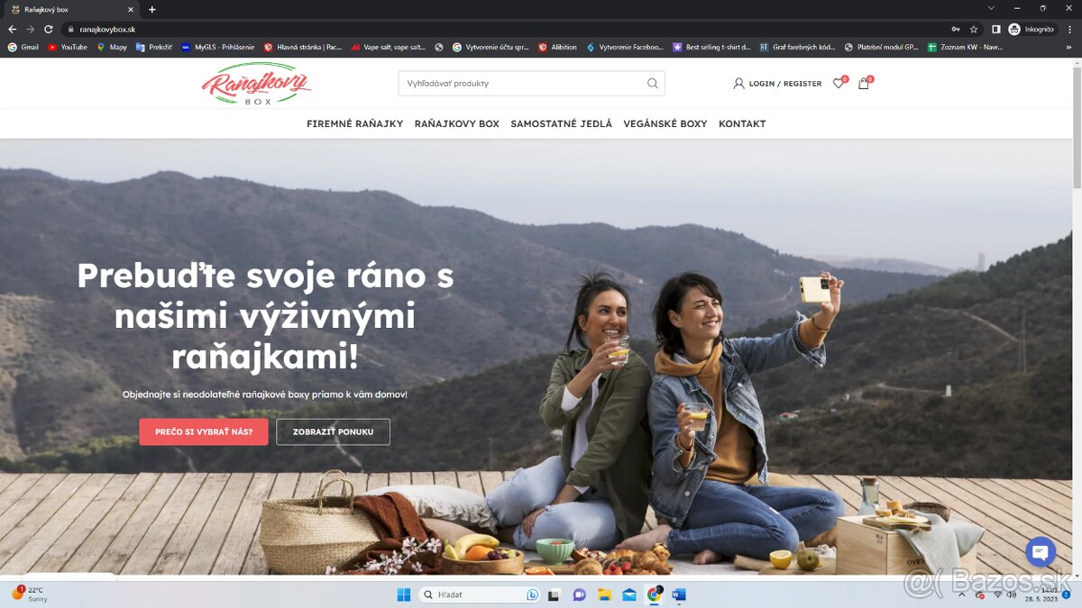 Predám nový internetový obchod – RanajkovyBox.sk