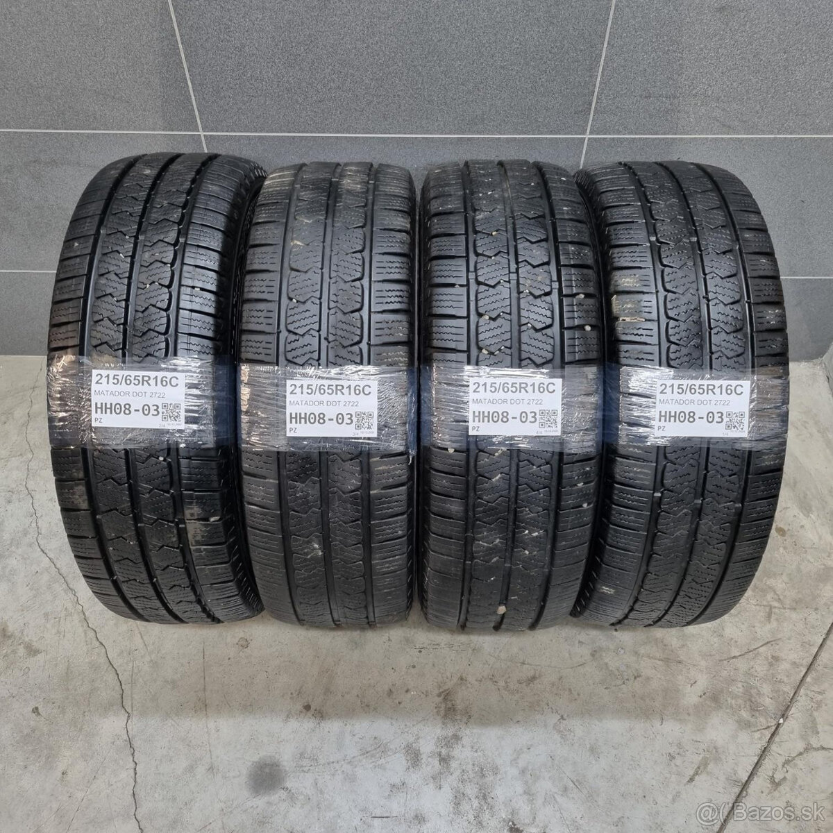 Dodávkové zimné pneu 215/65 R16C MATADOR DOT2722