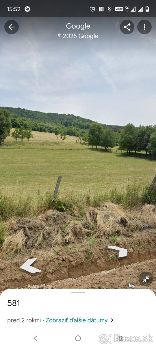 Trvalý trávnatý porast Hrusove 949m2