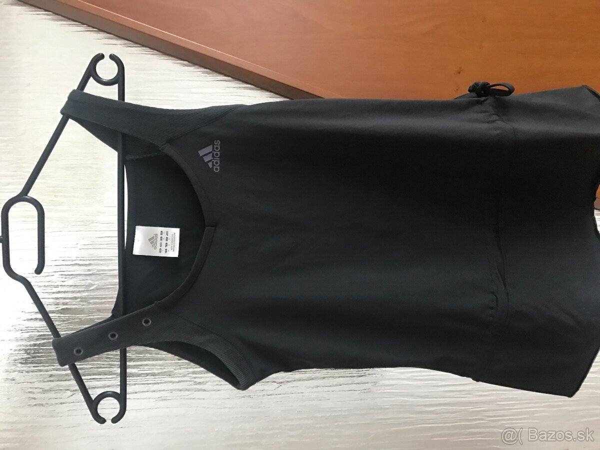ADIDAS originál black damske tielko S