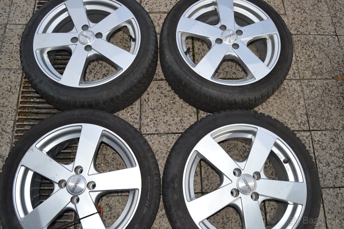Dezent hliníkové disky R16 a zimné gumy 195/45 R16