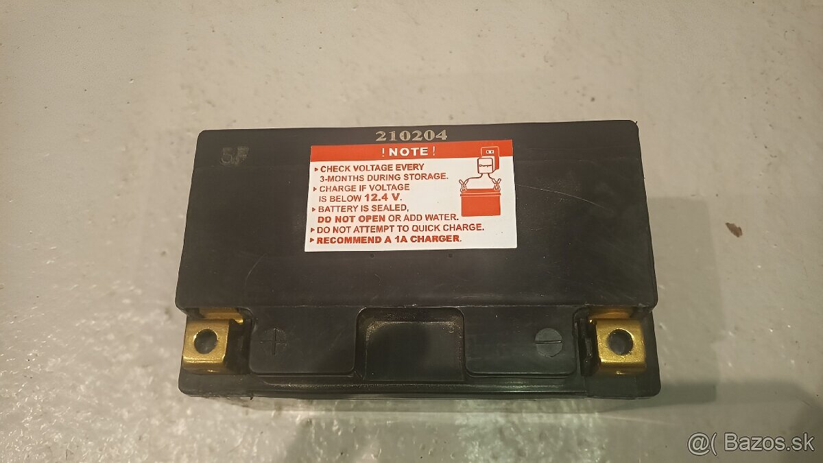 Moto bateria FIAMM 12V 8.6Ah 150A FTZ10S 12B -