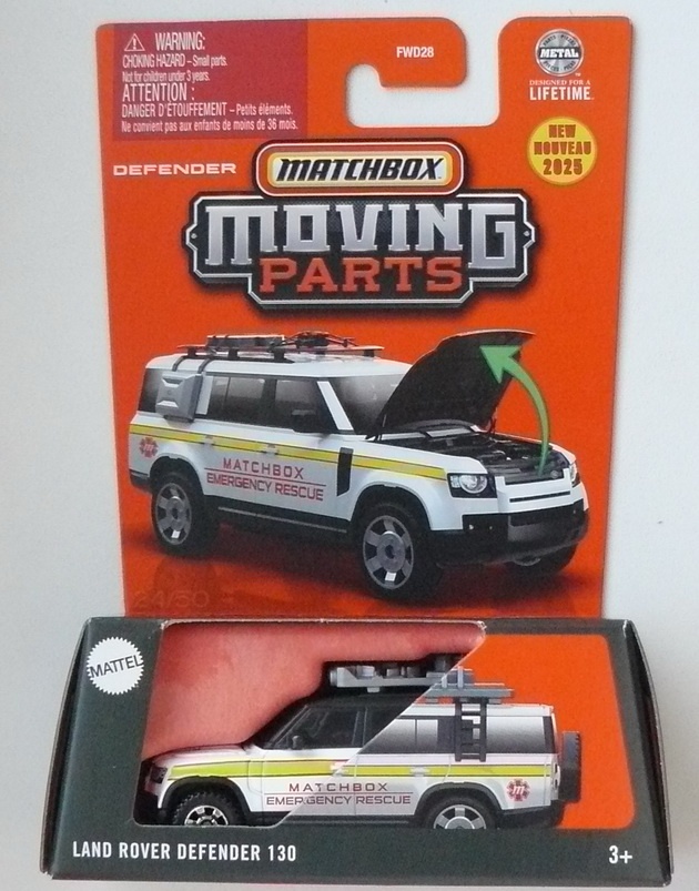 Matchbox 2025 Land Rover Defender MP12
