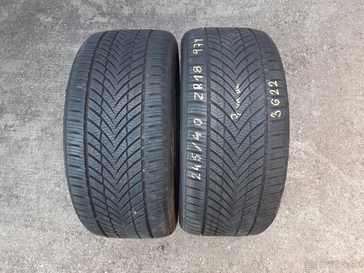 245/40 ZR18 -2 kusy celoročné