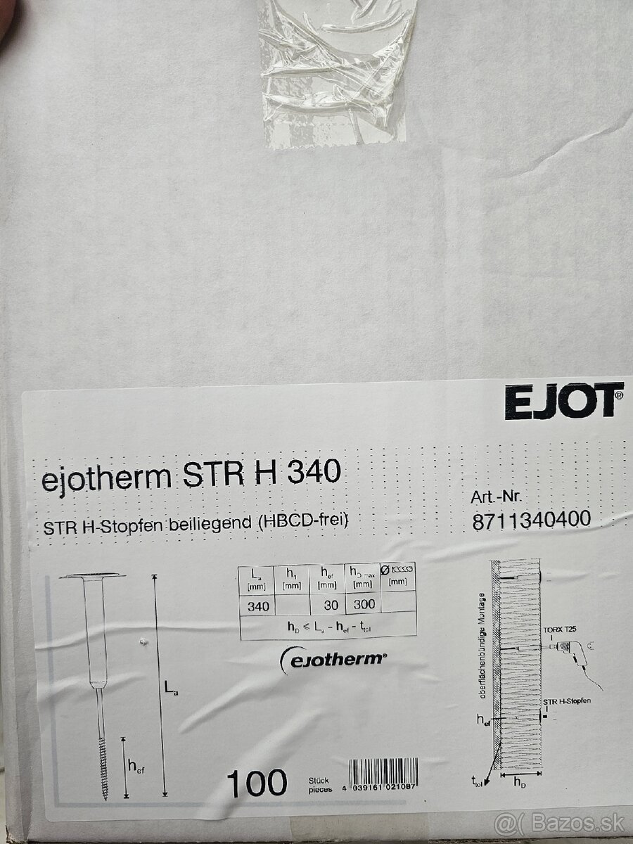 Kotvy do izolacie EJOT