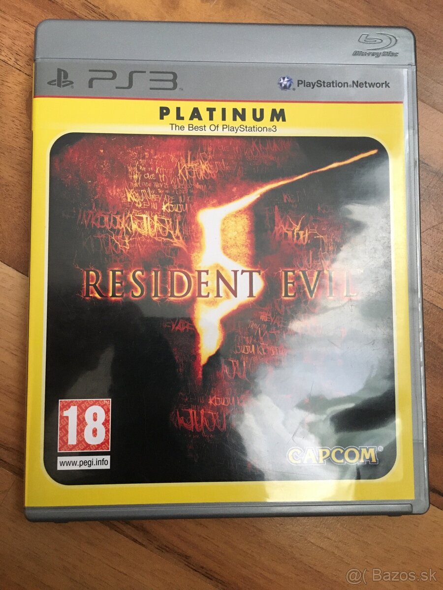 Predám hru Resident Evil 5 (PS3)