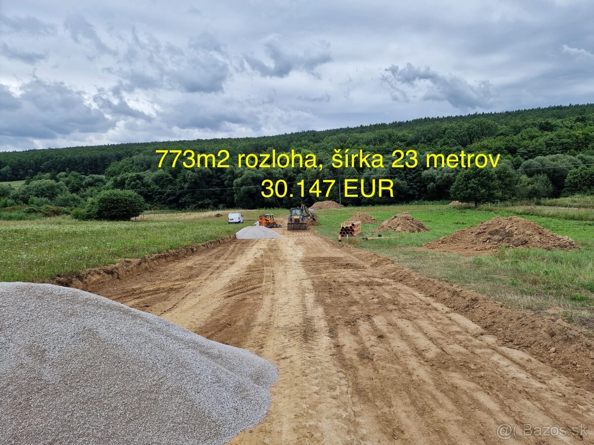 Slnečný stavebný pozemok Zlatníky 773 m2 - na predaj