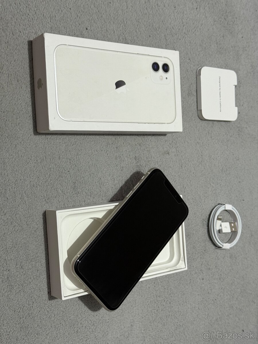 Predám Apple iPhone 11 128GB Silver Stav Nového Telefónu