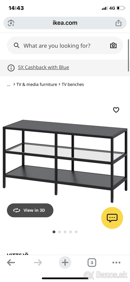TV stolik ikea Vittsjo