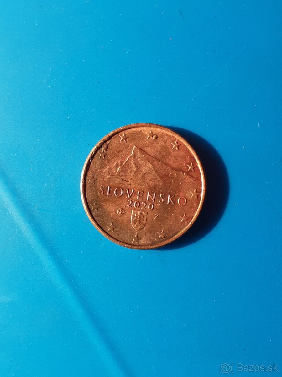 Minca 5 centov chyborazba