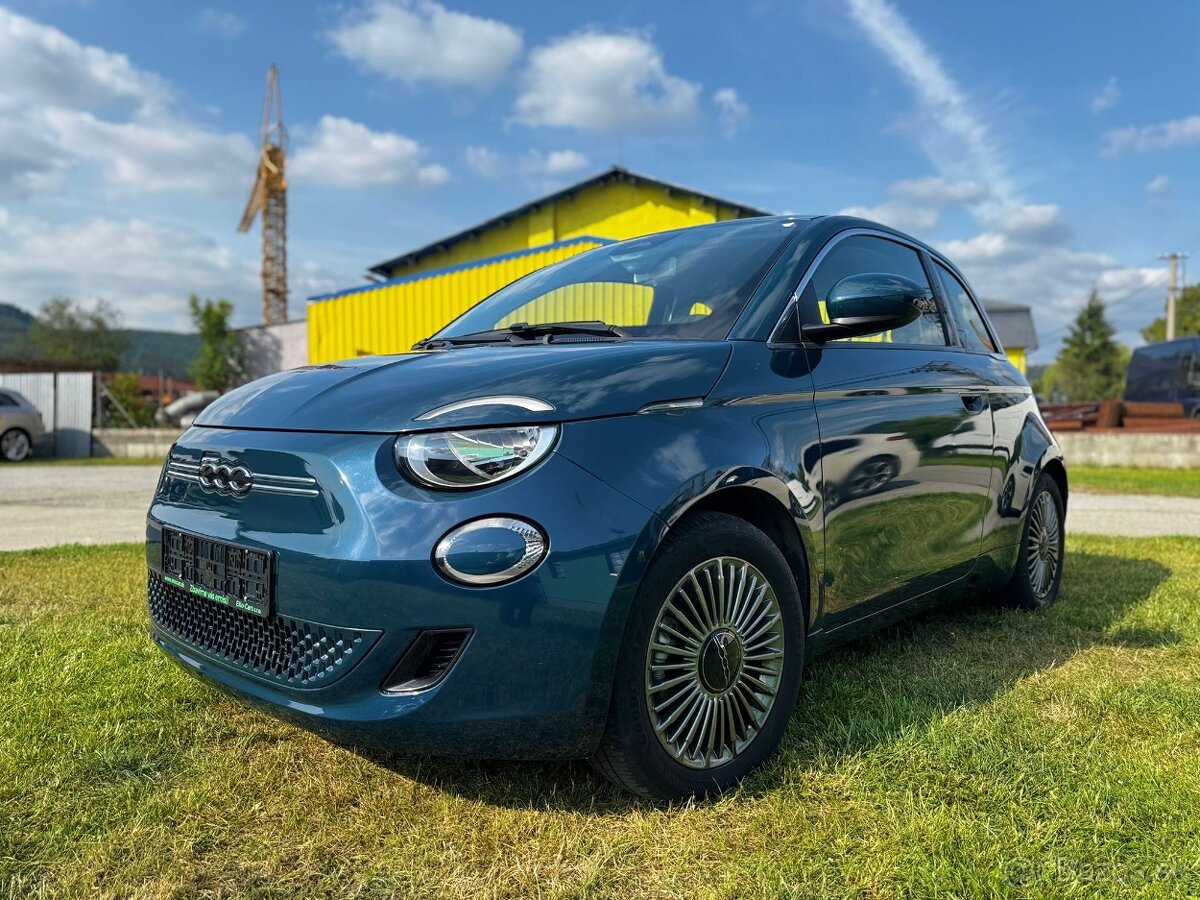 Fiat 500e 42kw batéria 23 000 km (14 390 € odpočet DPH)