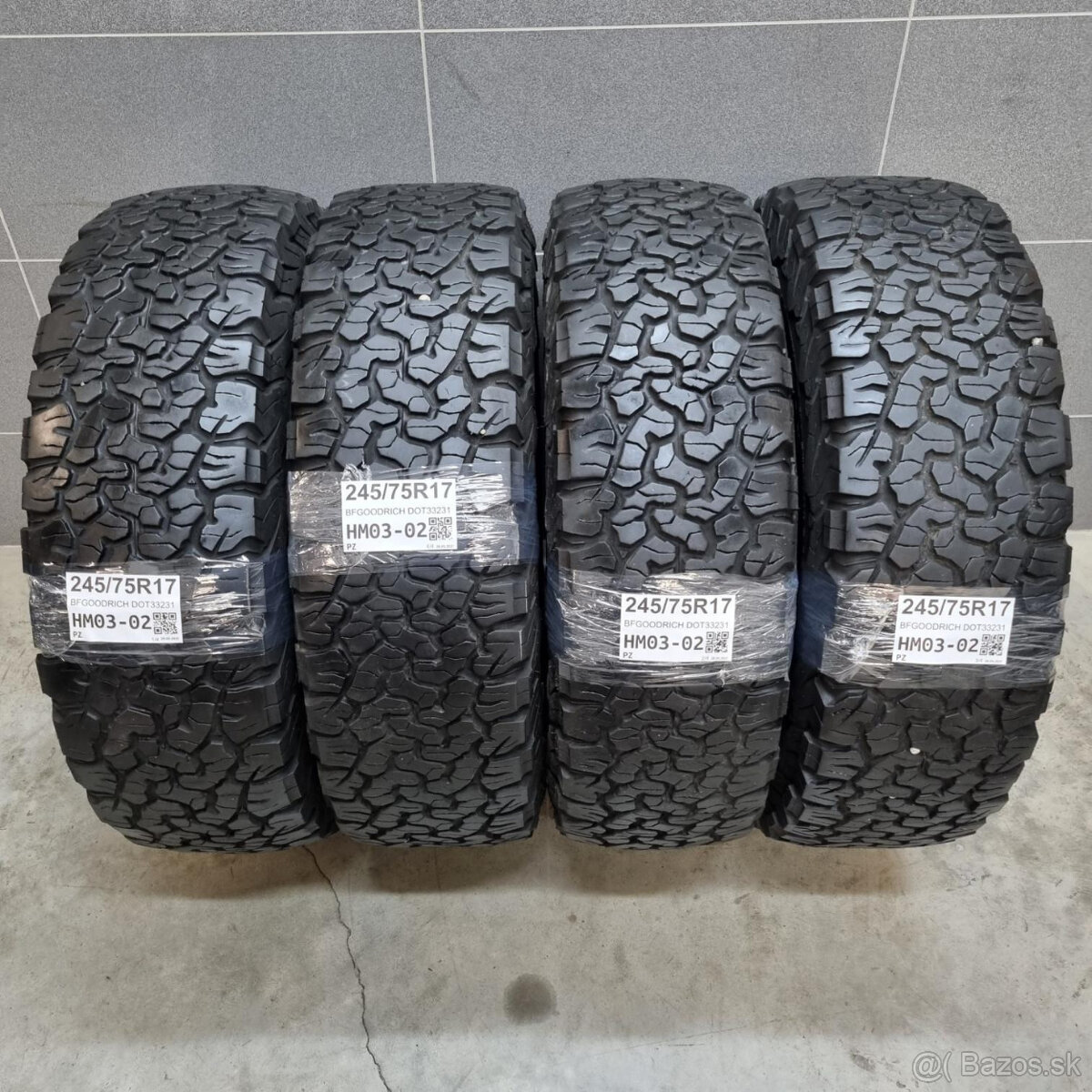 Letné offroad pneumatiky 245/75 R17 BFGOODRICH DOT3323
