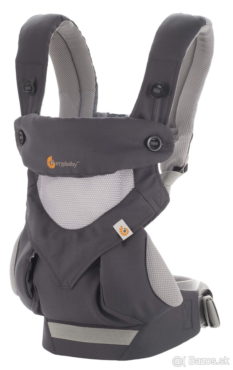 Ergo Baby 360 air nosič + novorodenecka vložka - top stav