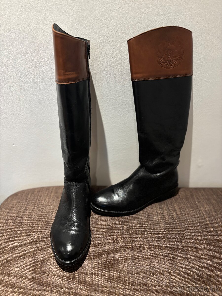 Kožené čižmy GUESS veľ 37