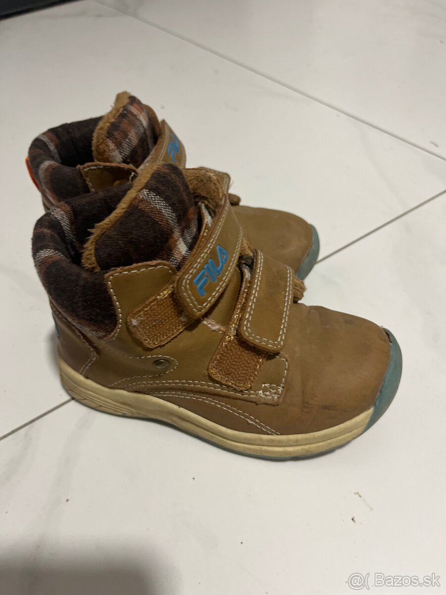 Chlapčenské zimné topánky FILA, zateplené, veľkosť 25