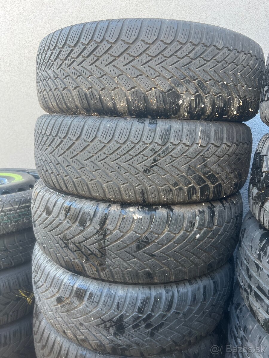 Predám zimné pneu Continental 195/65 R15