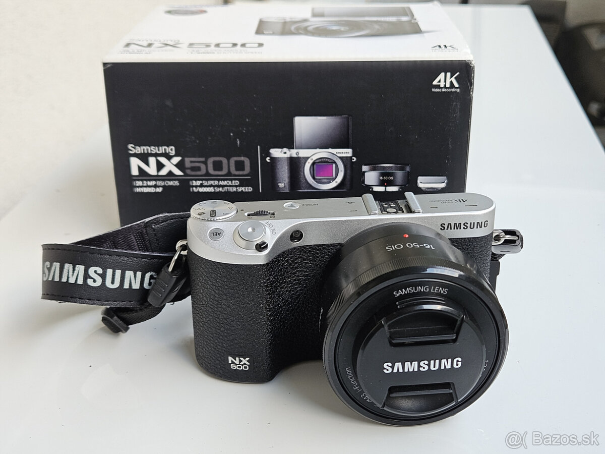 Samsung NX500 + objektív 16-50 PZ