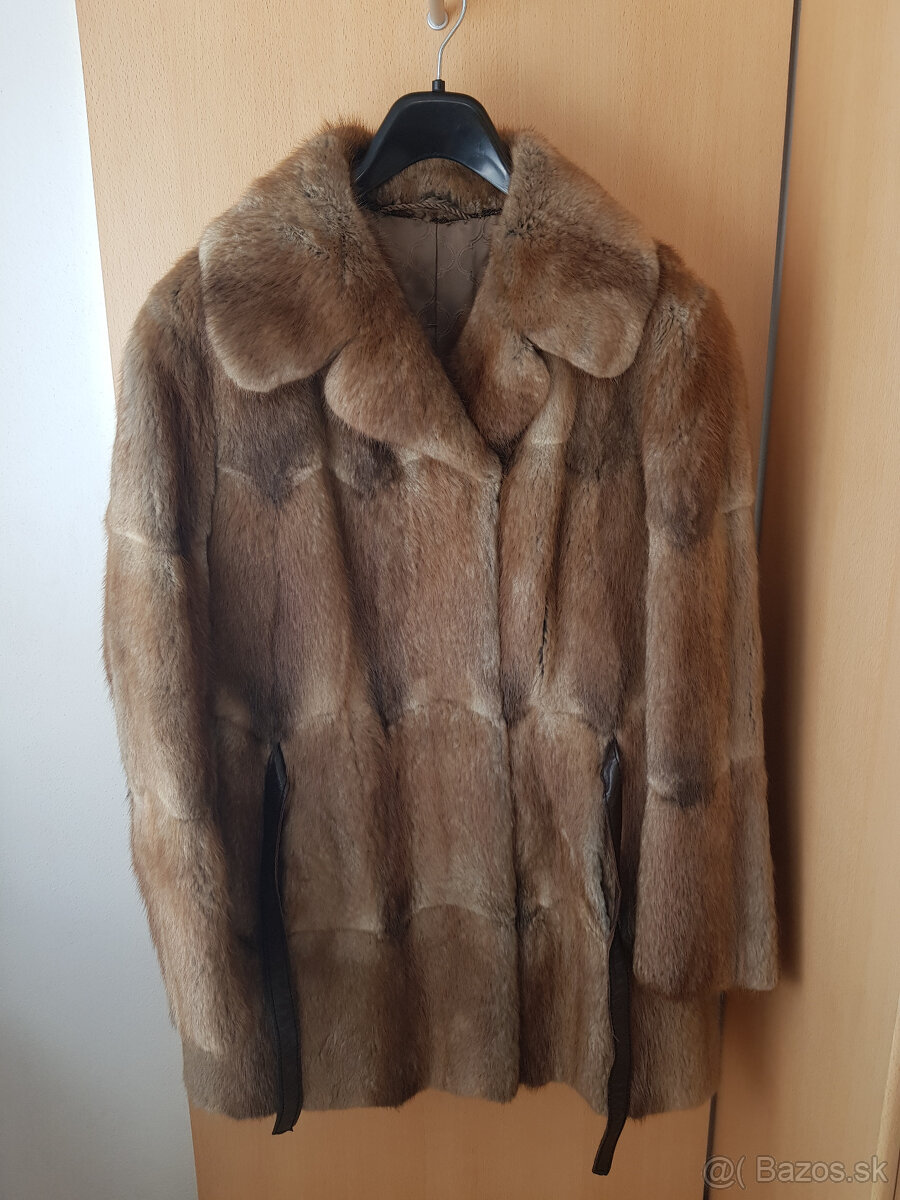 Krátky kožuch z ondatry