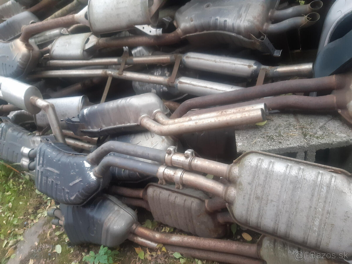 AUDI A8, S8 D2 - prodám výfuk + předkatalyzátory