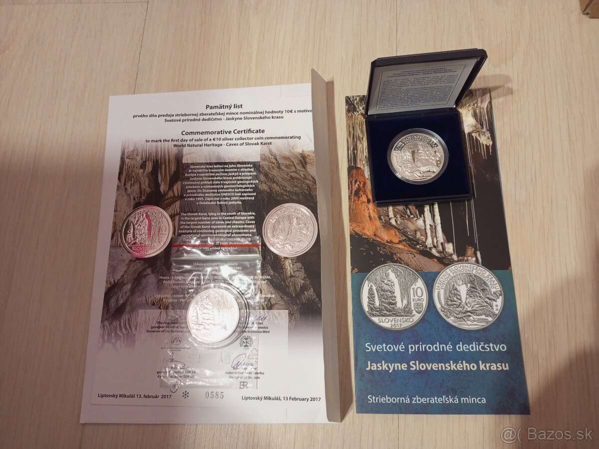 10€ Jaskyne Slovenského krasu