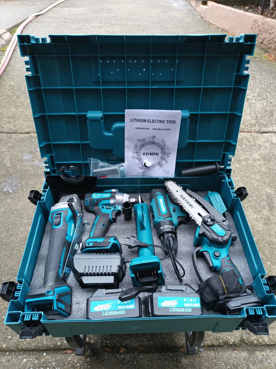 Akumulátorová 5-dielna sada náradia