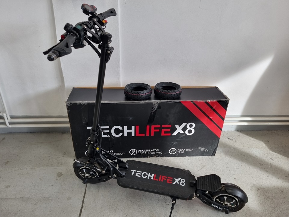 Elektrická kolobežka Techlife X8, 2x1000W